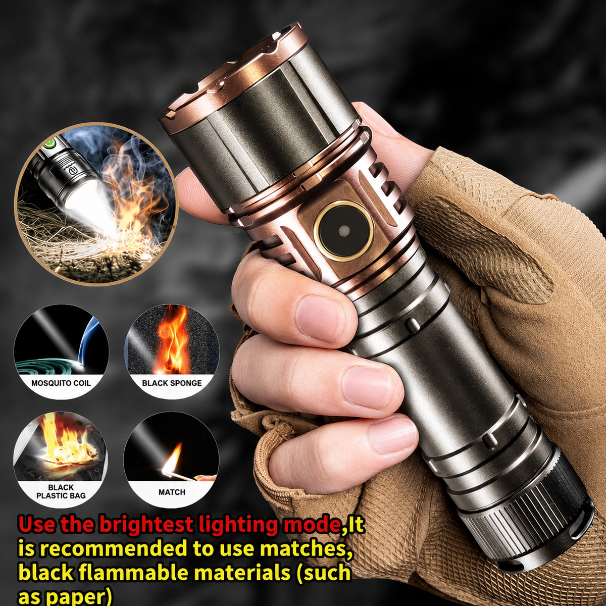 Extreme 4500-Lumen Survival Flashlight