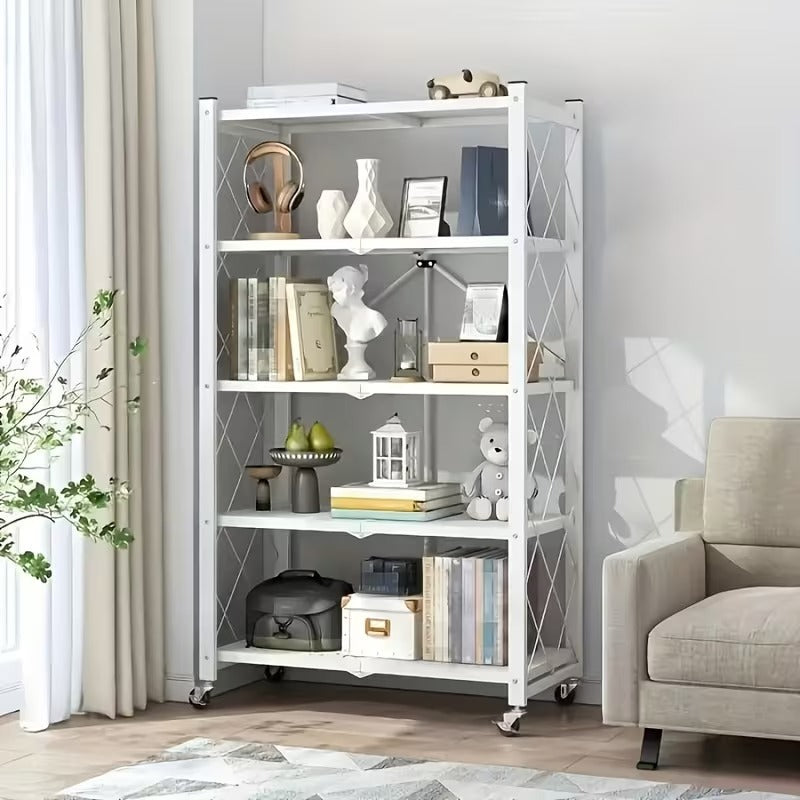 Folding Rolling Storage Shelf