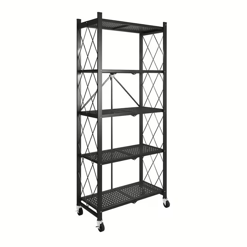 Folding Rolling Storage Shelf