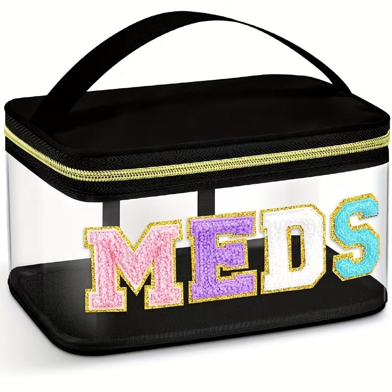 Glitter MEDS Travel Organizer