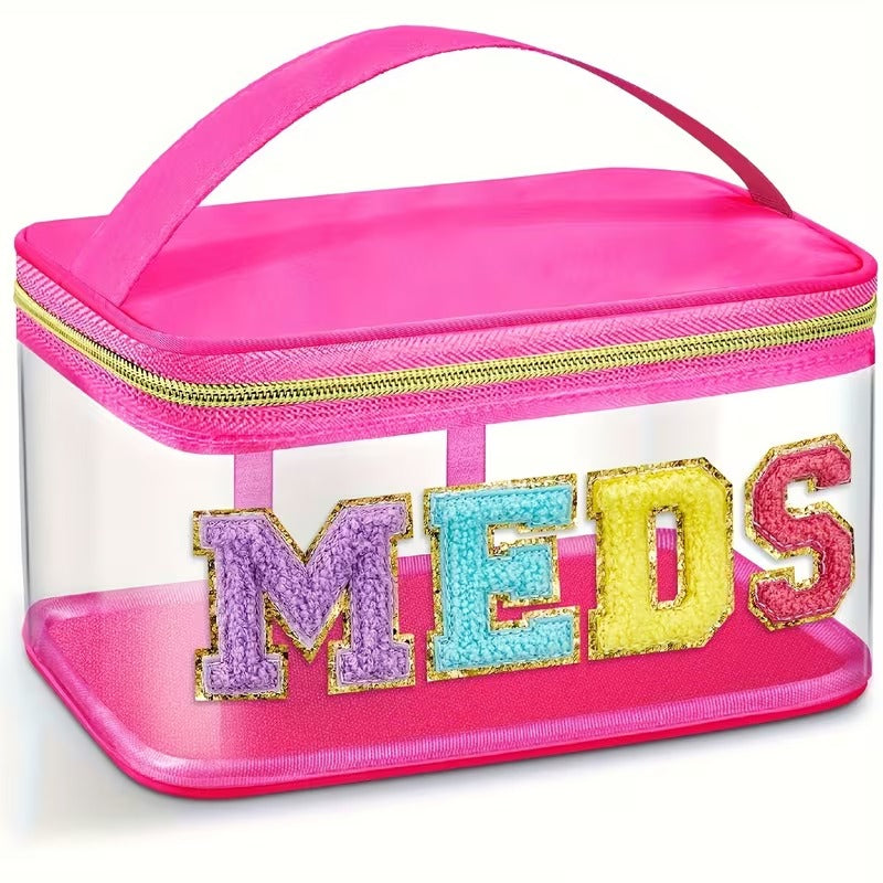 Glitter MEDS Travel Organizer