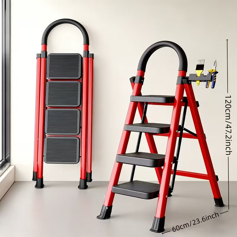Heavy-Duty 5-Step Folding Ladder