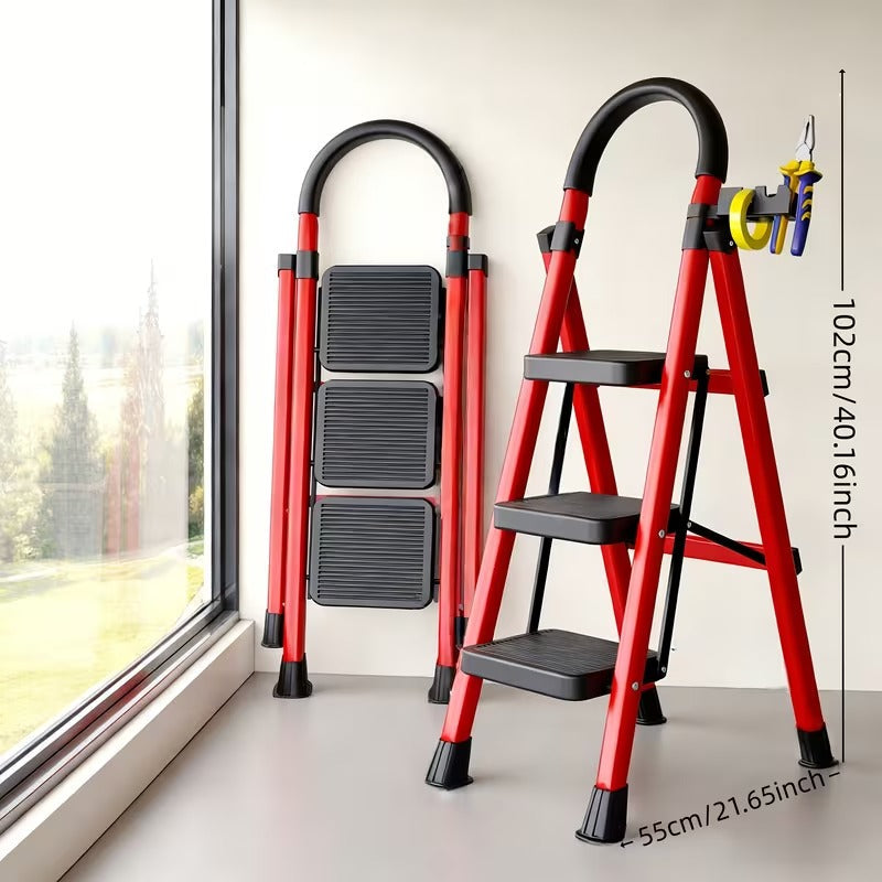 Heavy-Duty 5-Step Folding Ladder