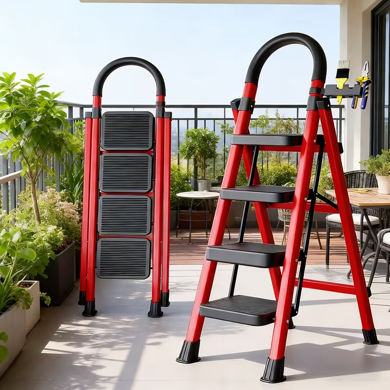 Heavy-Duty 5-Step Folding Ladder