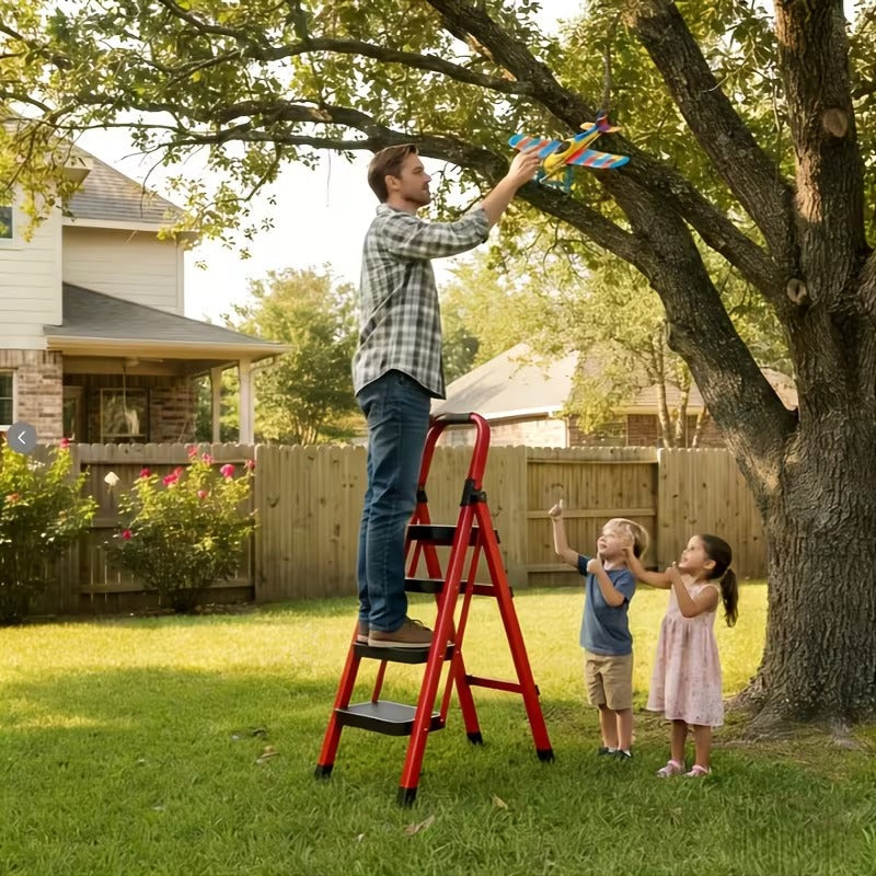 Heavy-Duty 5-Step Folding Ladder