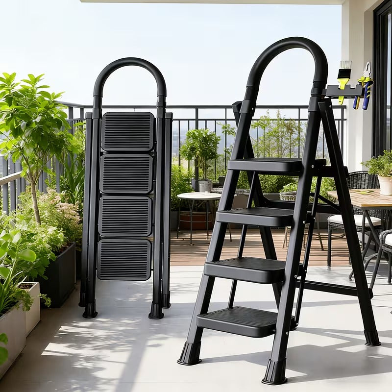 Heavy-Duty 5-Step Folding Ladder