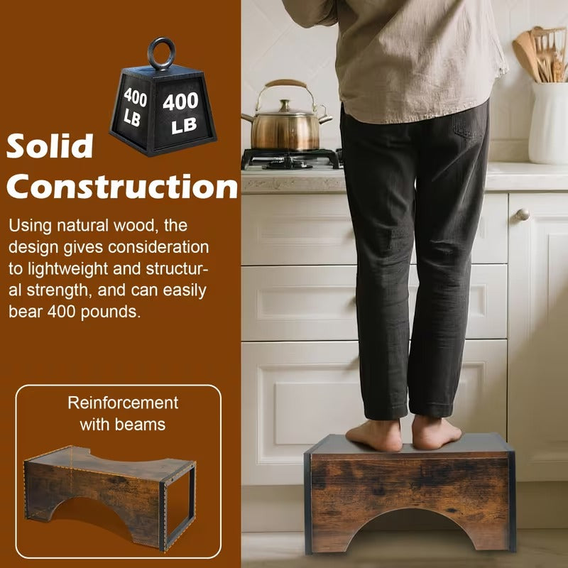 Heavy-Duty 7-Inch Toilet Stool