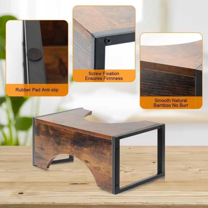 Heavy-Duty 7-Inch Toilet Stool