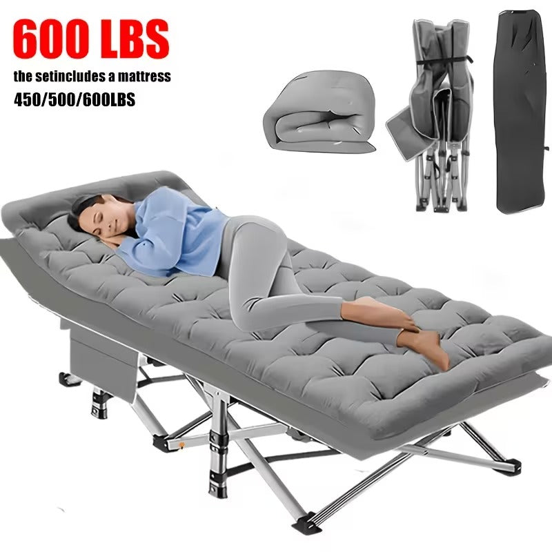 Heavy-Duty Folding Camping Cot