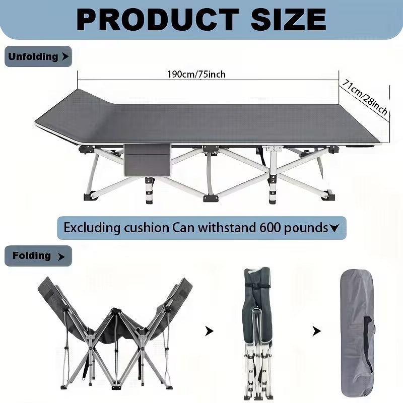 Heavy-Duty Folding Camping Cot
