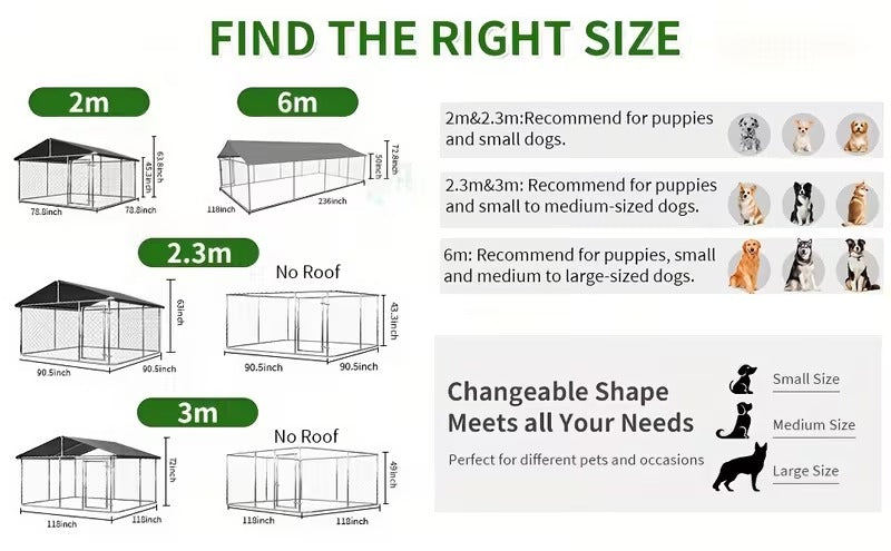 Heavy-Duty Outdoor Dog Kennel