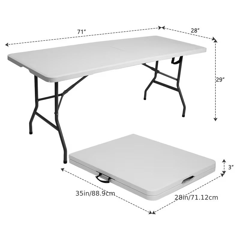 Heavy-Duty Portable Folding Table