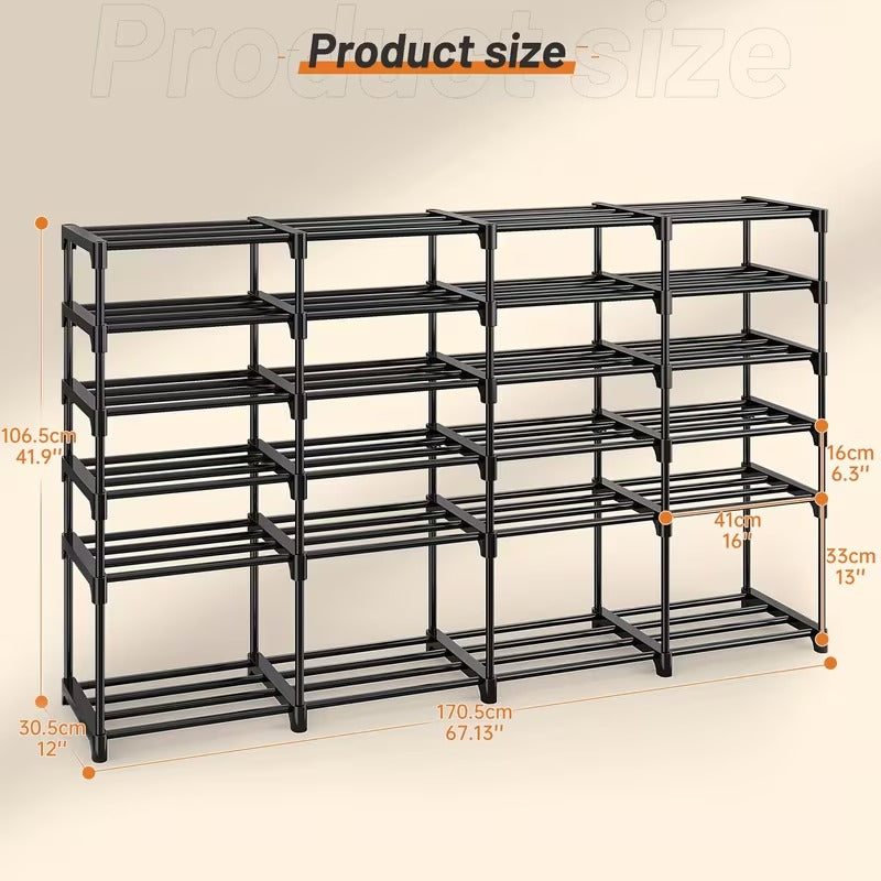 Heavy-Duty Stackable Storage Shelf