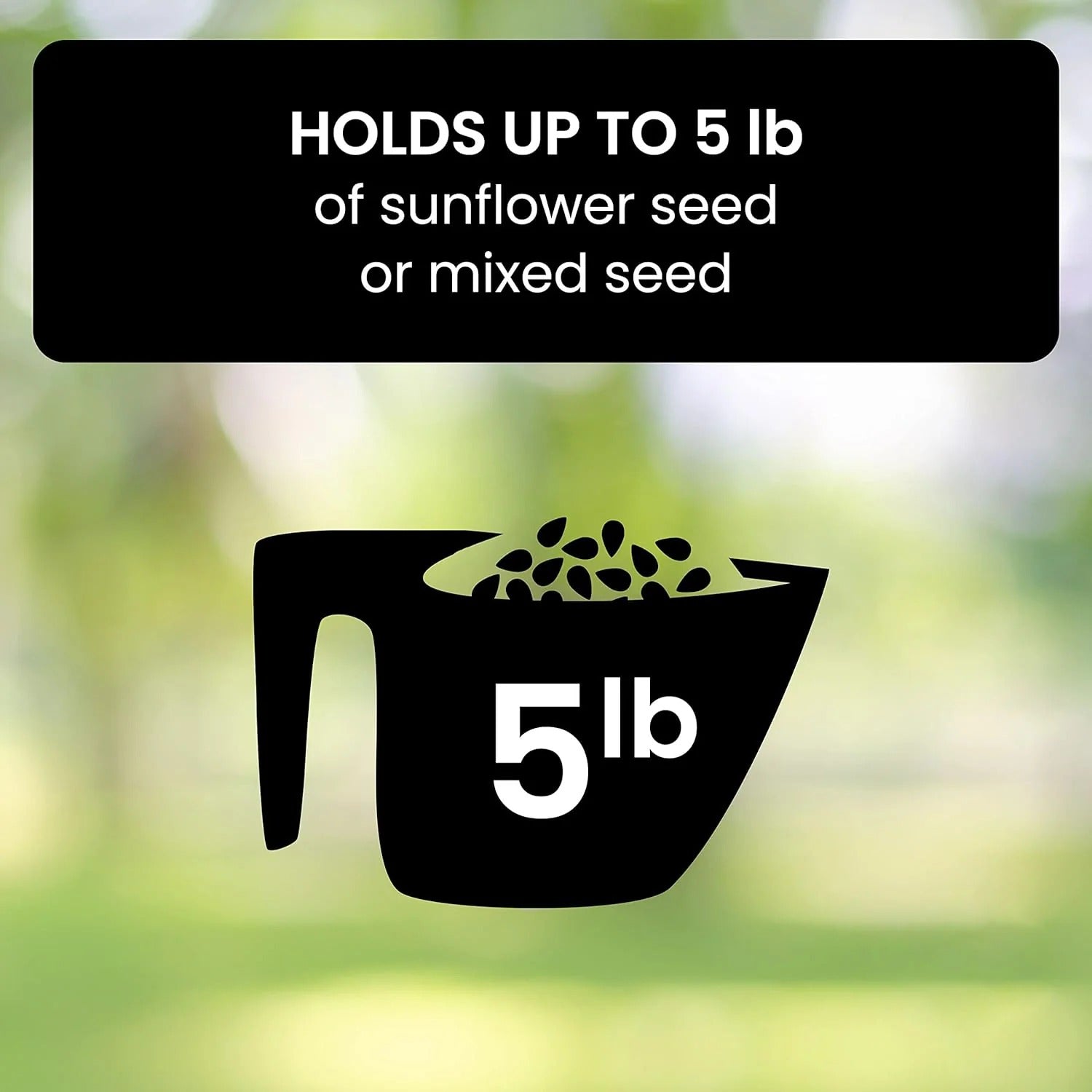 Squirrel-Proof Weight-Activated Bird Feeder