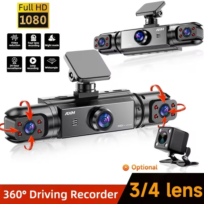 360° Dash Cam Coverage