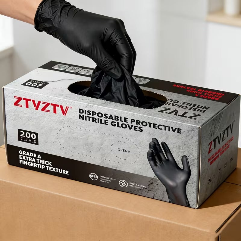 Pro-Grade 200-Count Nitrile Gloves