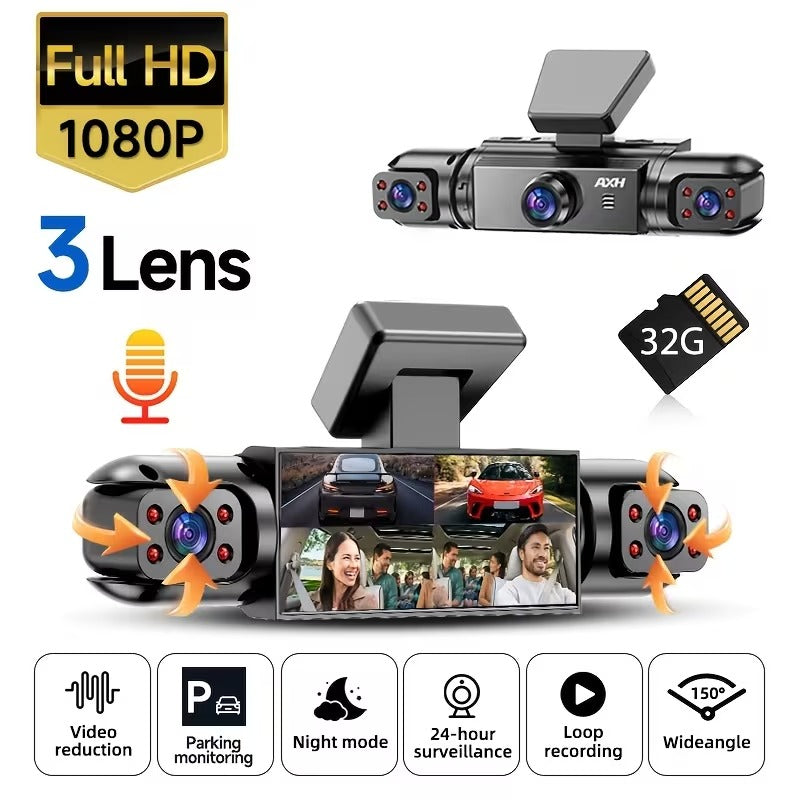 360° Dash Cam Coverage