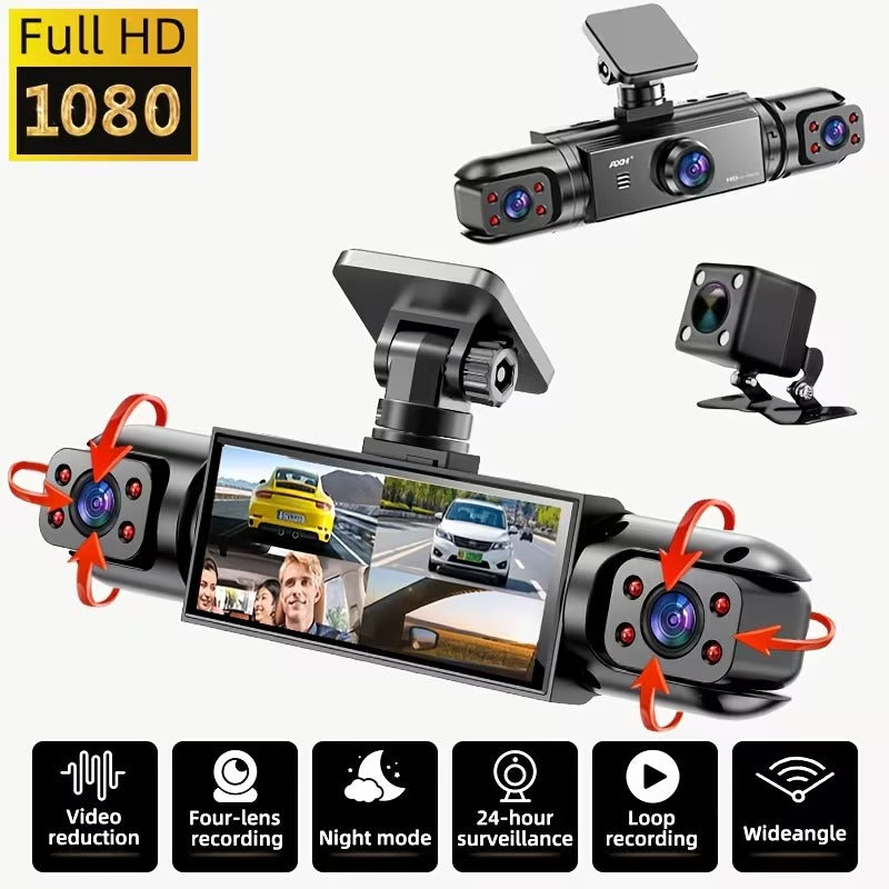 360° Dash Cam Coverage