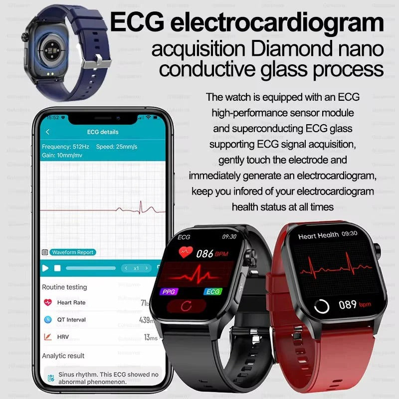 Advanced Senior Health Tracking Smartwatch