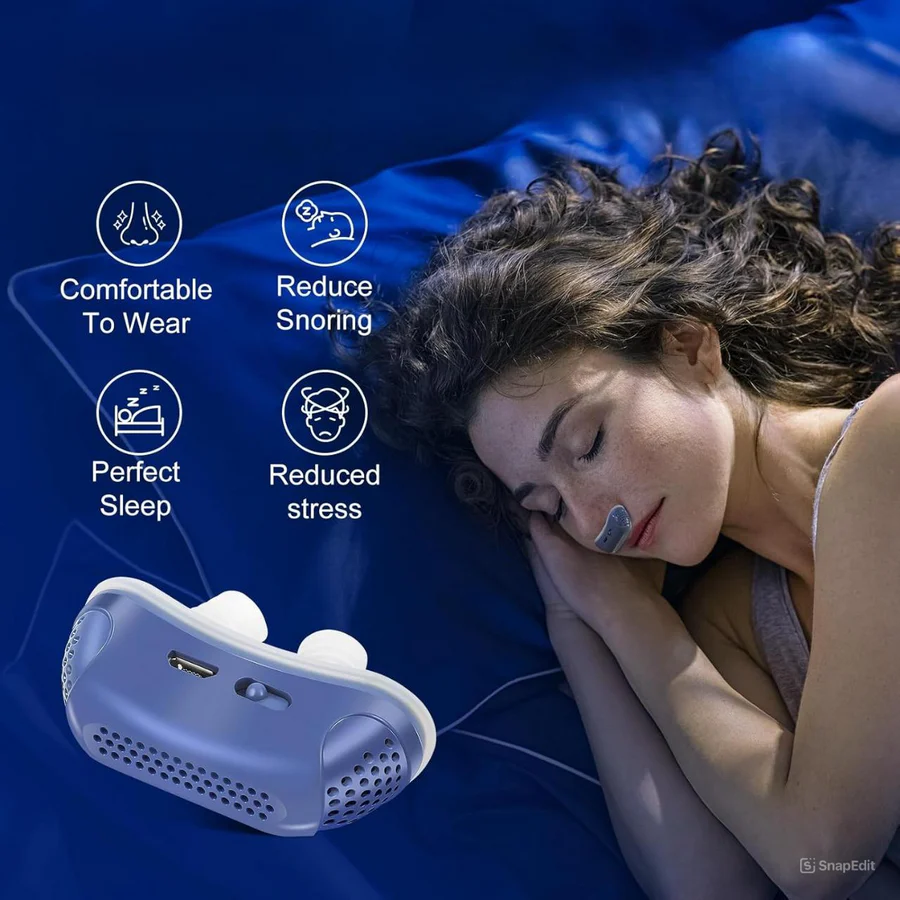 Electronic Anti-Snoring and Sleep Aid Device