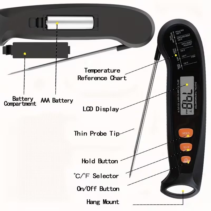 Instant Digital Kitchen Thermometer