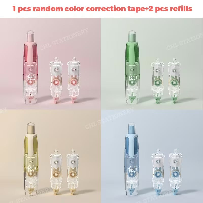 Instant-Fix Retractable Correction Tape