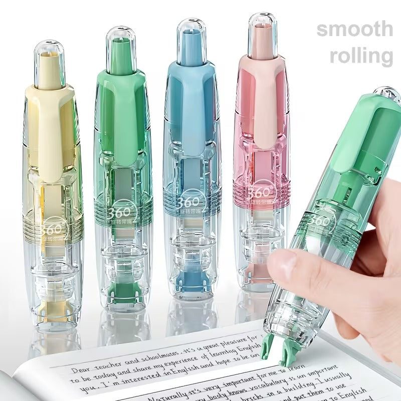 Instant-Fix Retractable Correction Tape