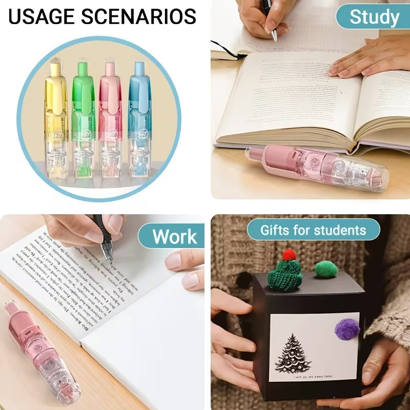 Instant-Fix Retractable Correction Tape