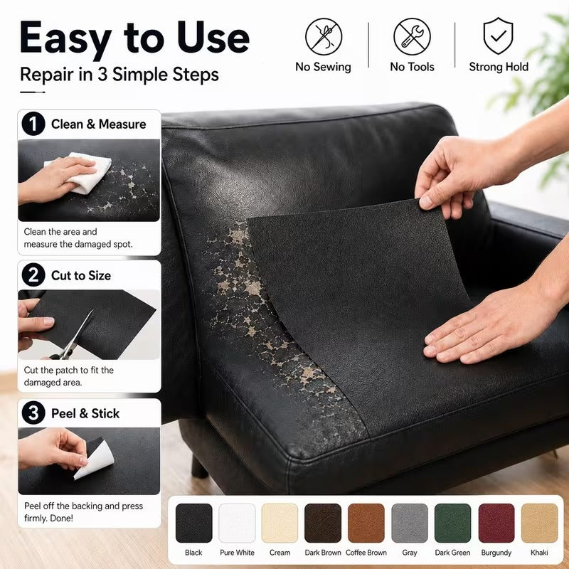 Instant Leather Repair Patch