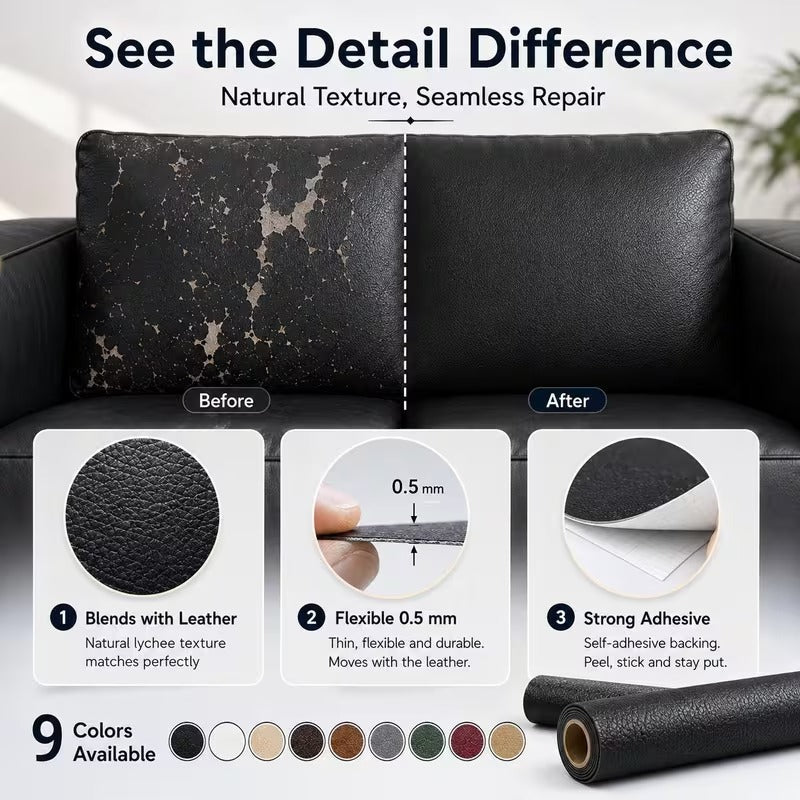 Instant Leather Repair Patch