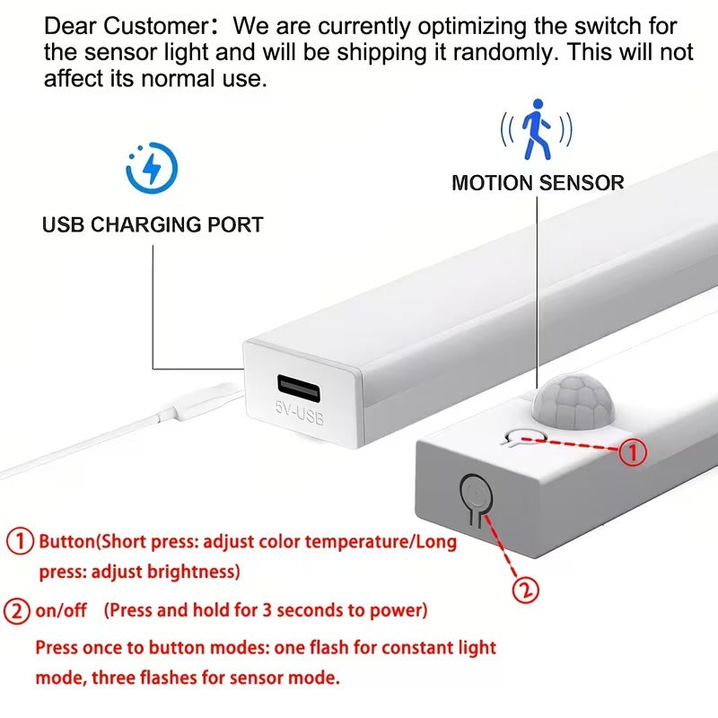 Instant Motion Sensor Cabinet Lights