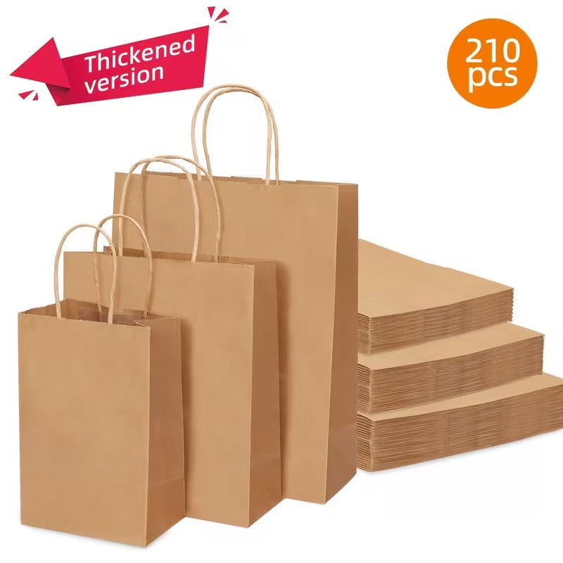 Kraft Paper Gift Bag Set