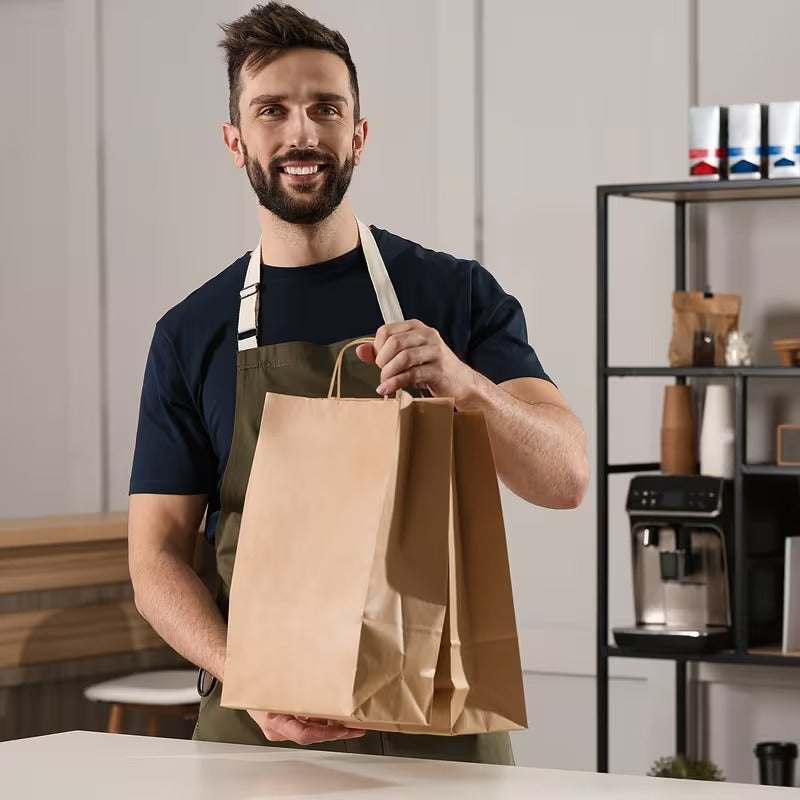 Kraft Paper Gift Bag Set