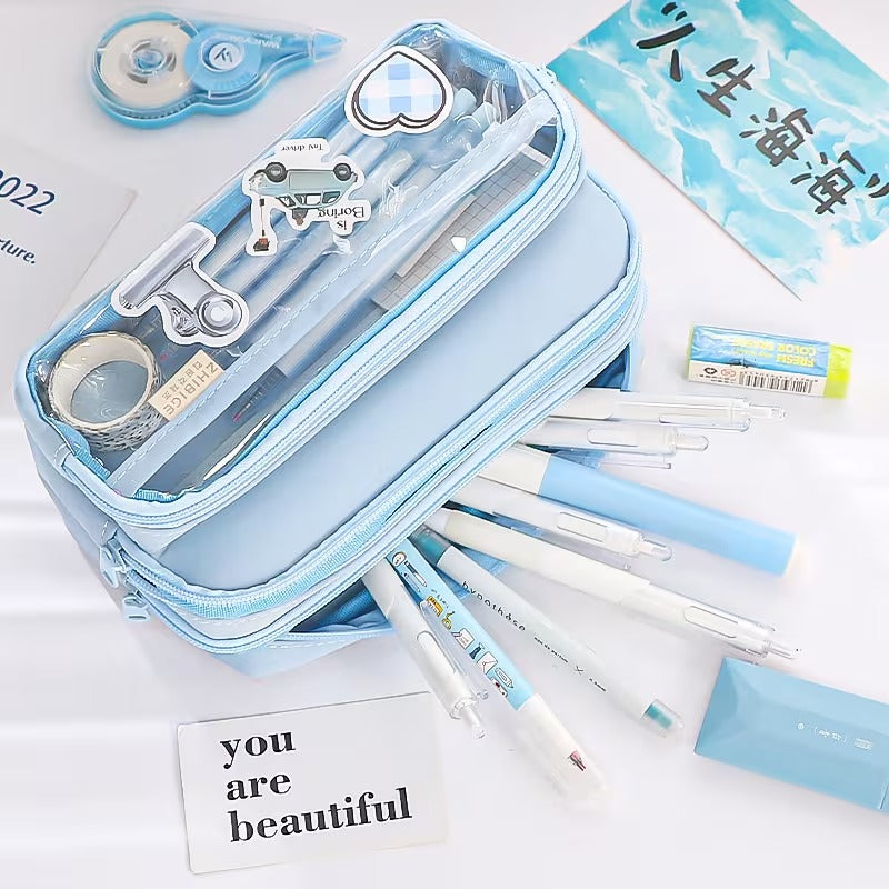 Large-Capacity Pencil Case
