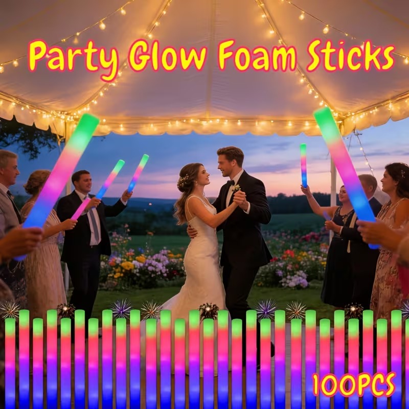 LED Foam Party Sticks