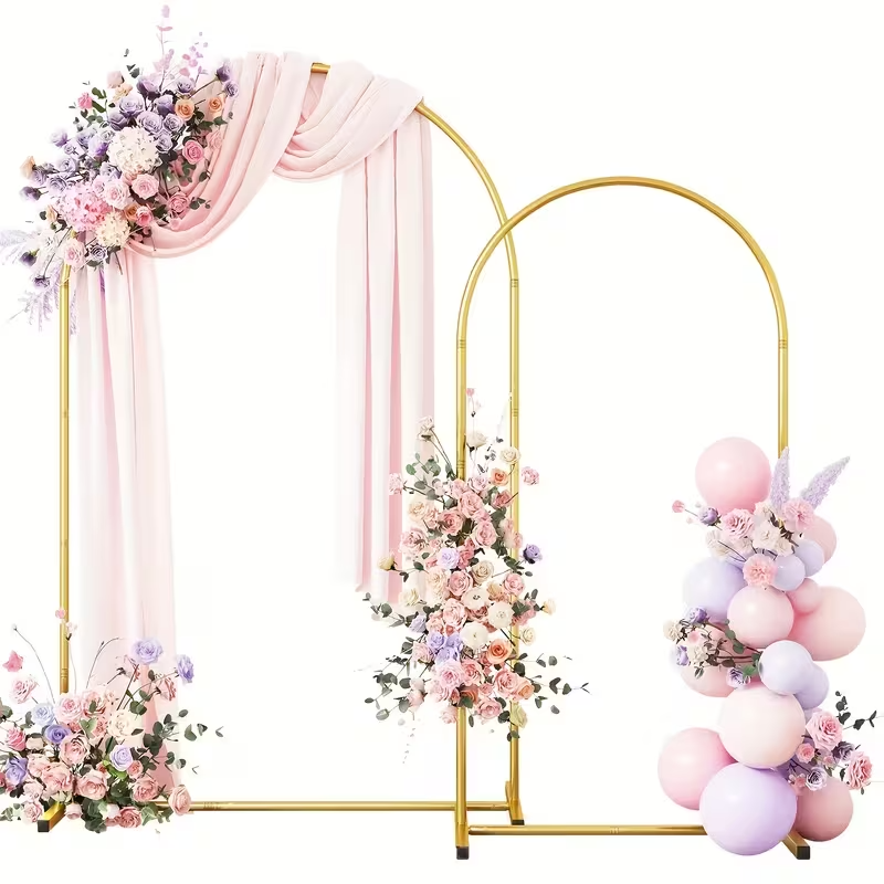 Luxury Double Wedding Arch Set