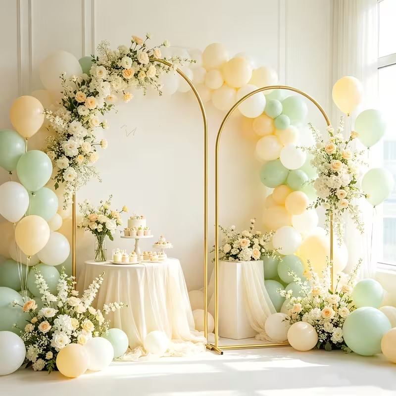 Luxury Double Wedding Arch Set