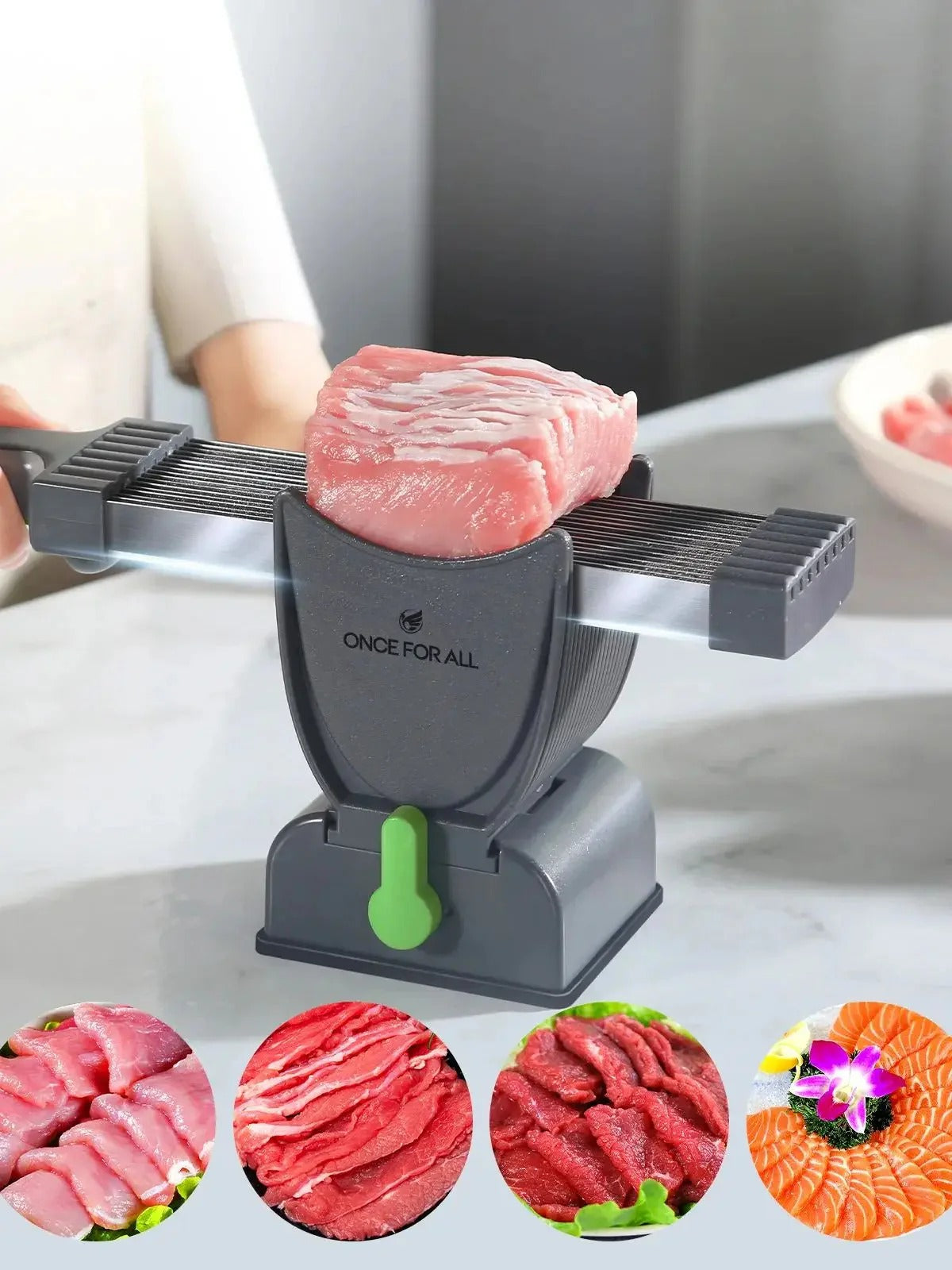 Manual Food and Meat Slicer