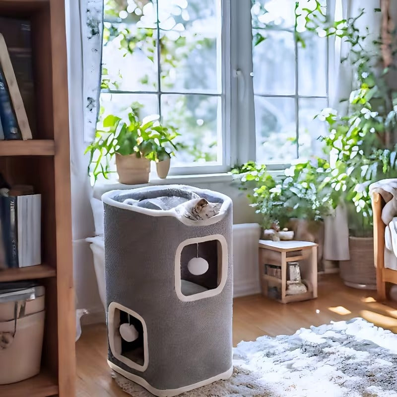 Multi-Level Cat Activity Tower