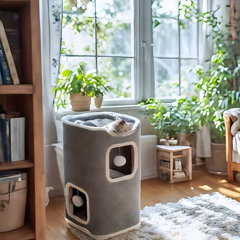 Multi-Level Cat Activity Tower
