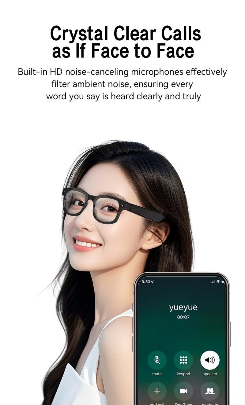 Next-Level AI Smart Camera Glasses