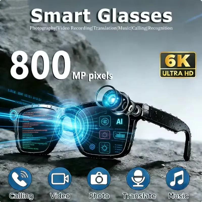 Next-Level AI Smart Camera Glasses