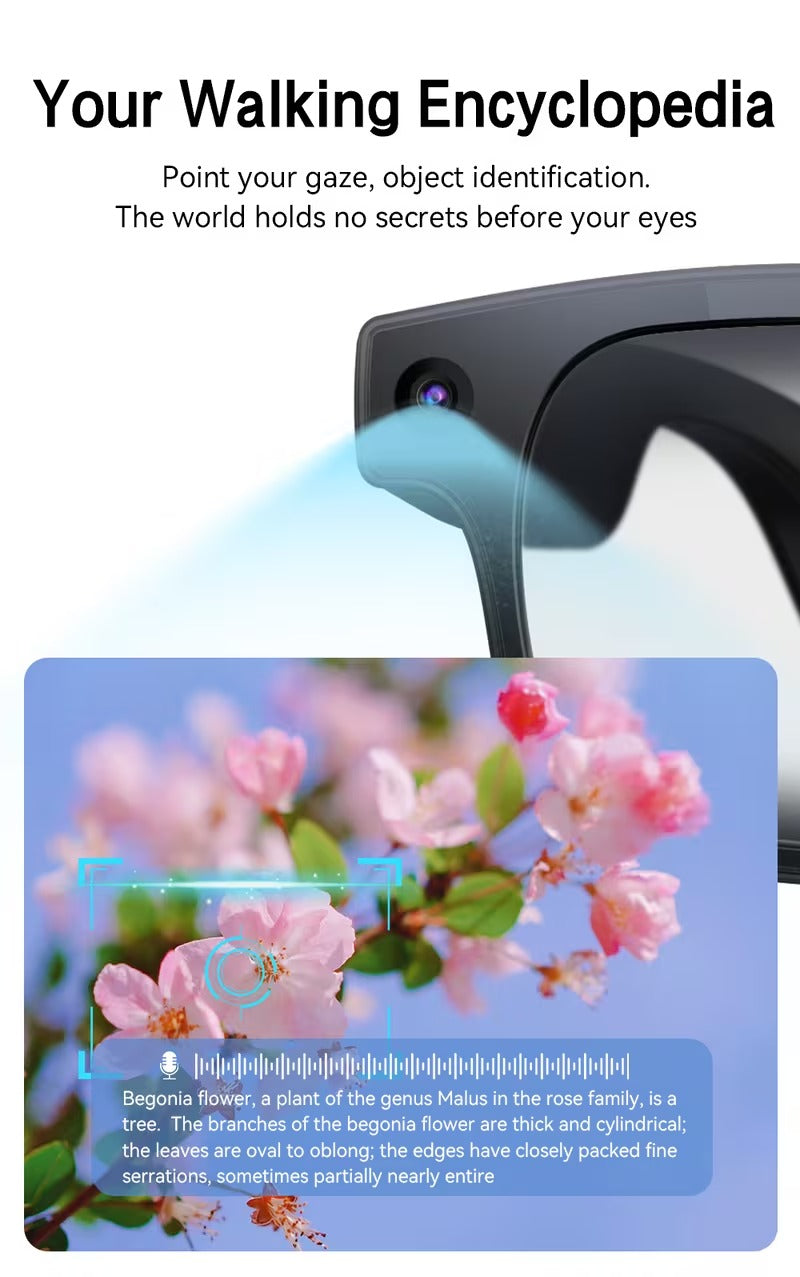 Next-Level AI Smart Camera Glasses