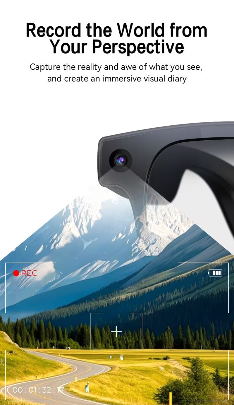 Next-Level AI Smart Camera Glasses