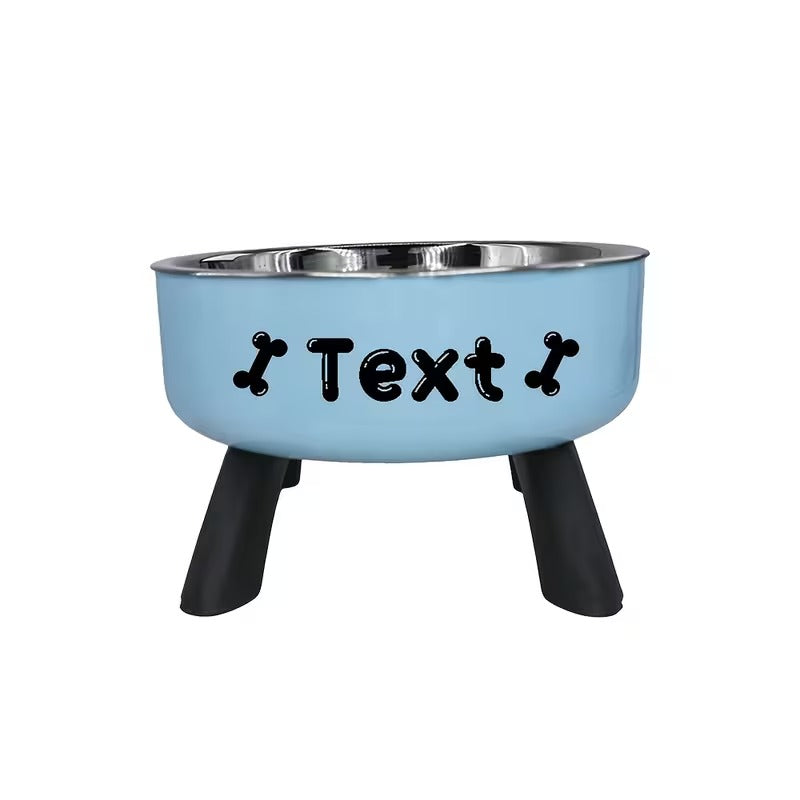 Personalized Elevated Pet Bowl