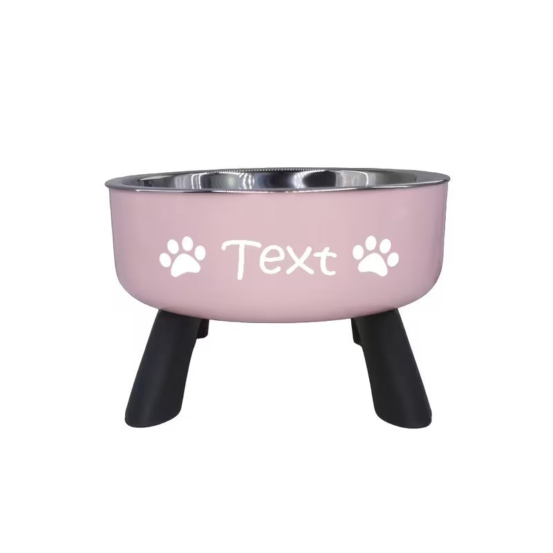 Personalized Elevated Pet Bowl