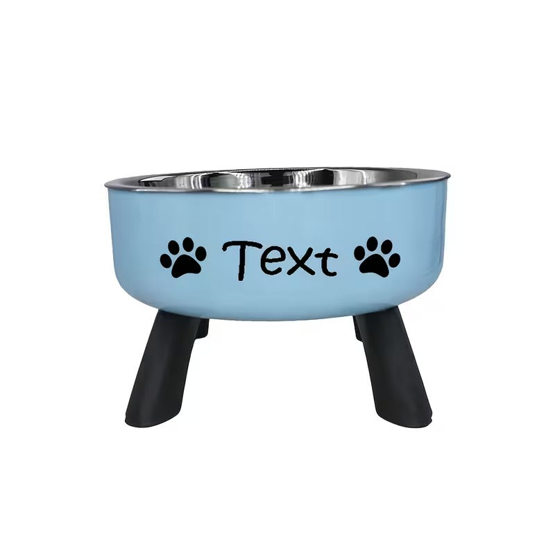 Personalized Elevated Pet Bowl