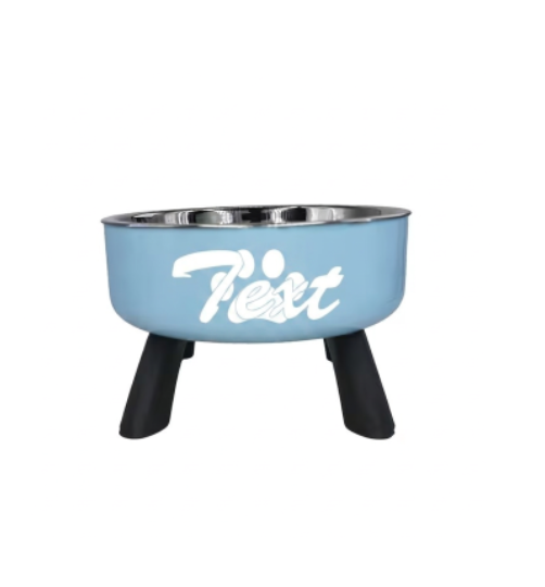 Personalized Elevated Pet Bowl