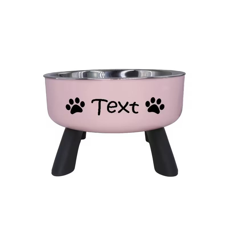Personalized Elevated Pet Bowl