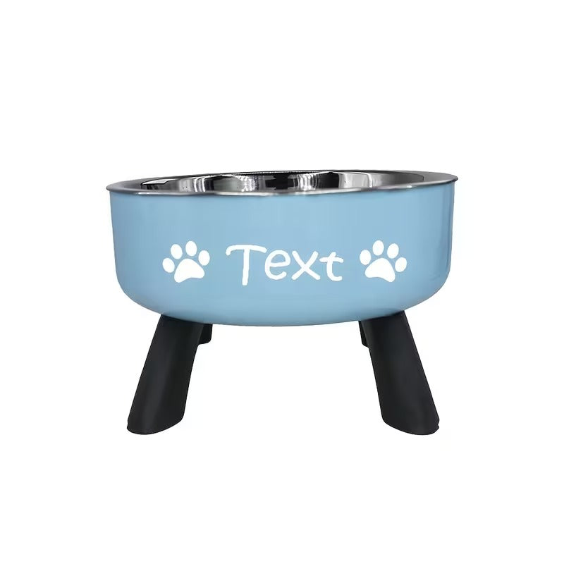Personalized Elevated Pet Bowl